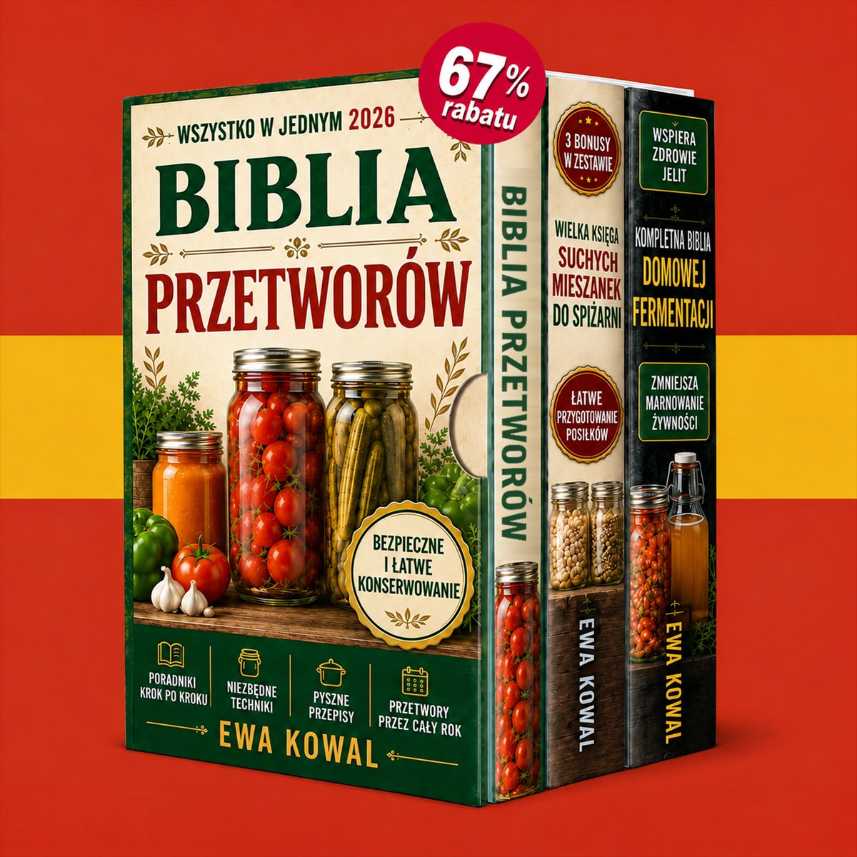 Biblia domowych przetworów All-In-One 2026 + BONUSY