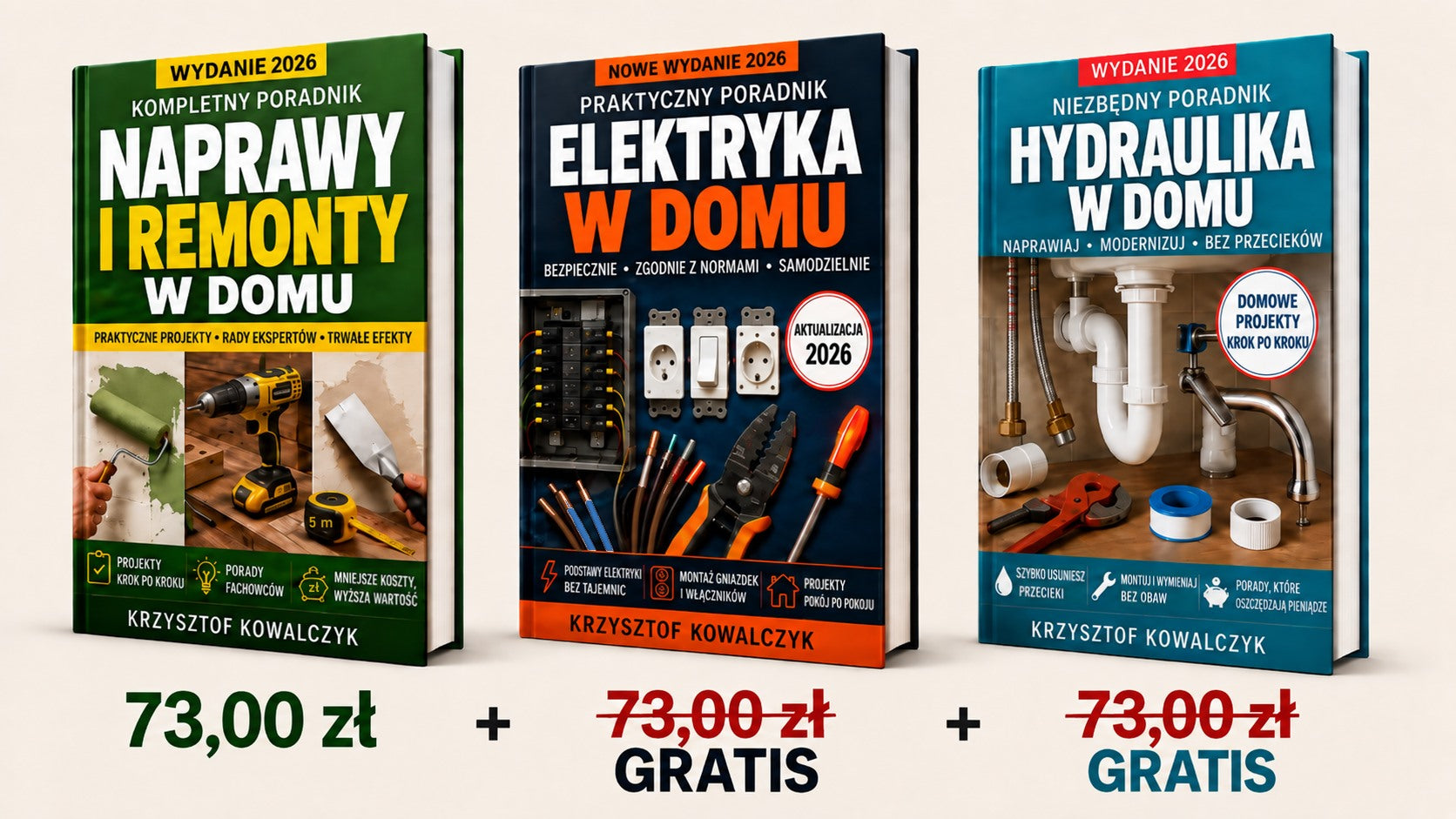 Kup 1, odbierz 3 – trzy poradniki w cenie jednego